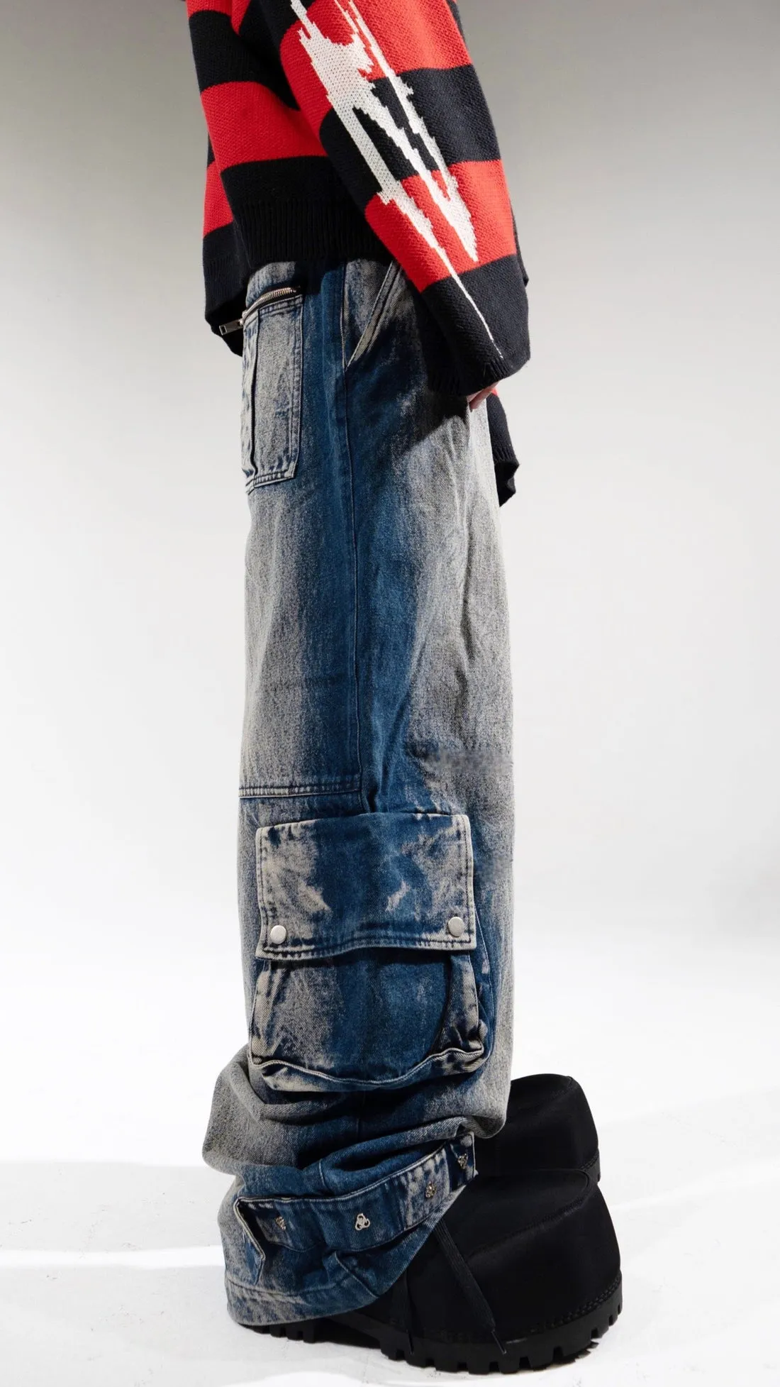 Baggy Denim QUIROZ 2044® Washed Blue