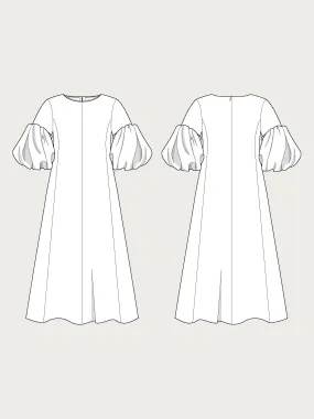 BALLOON SLEEVE DRESS PATTERN