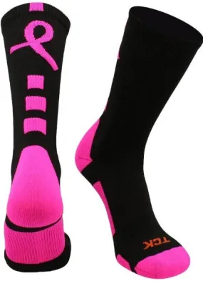 Baseline Aware - Pink Ribbon Crew Sock (LBBPC)