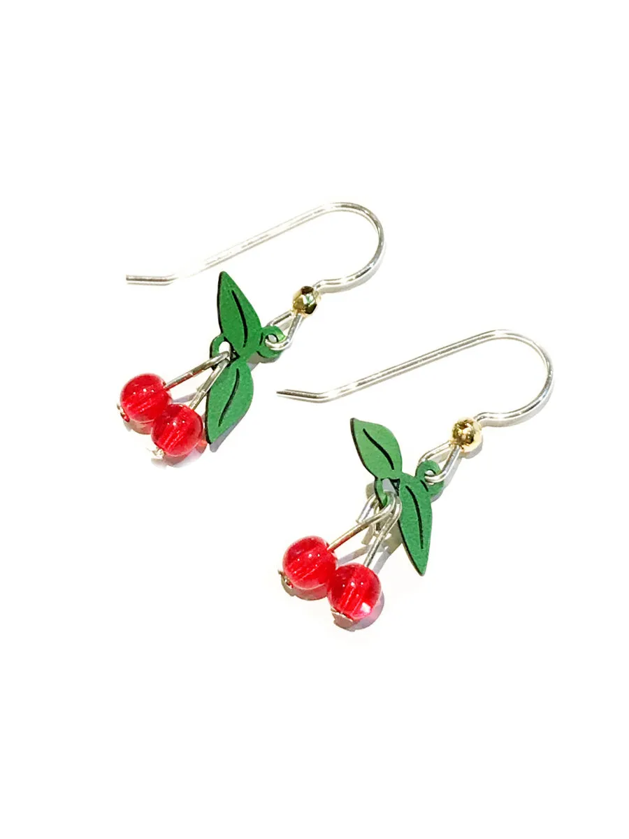 Beaded Cherry Dangles by Sienna Sky