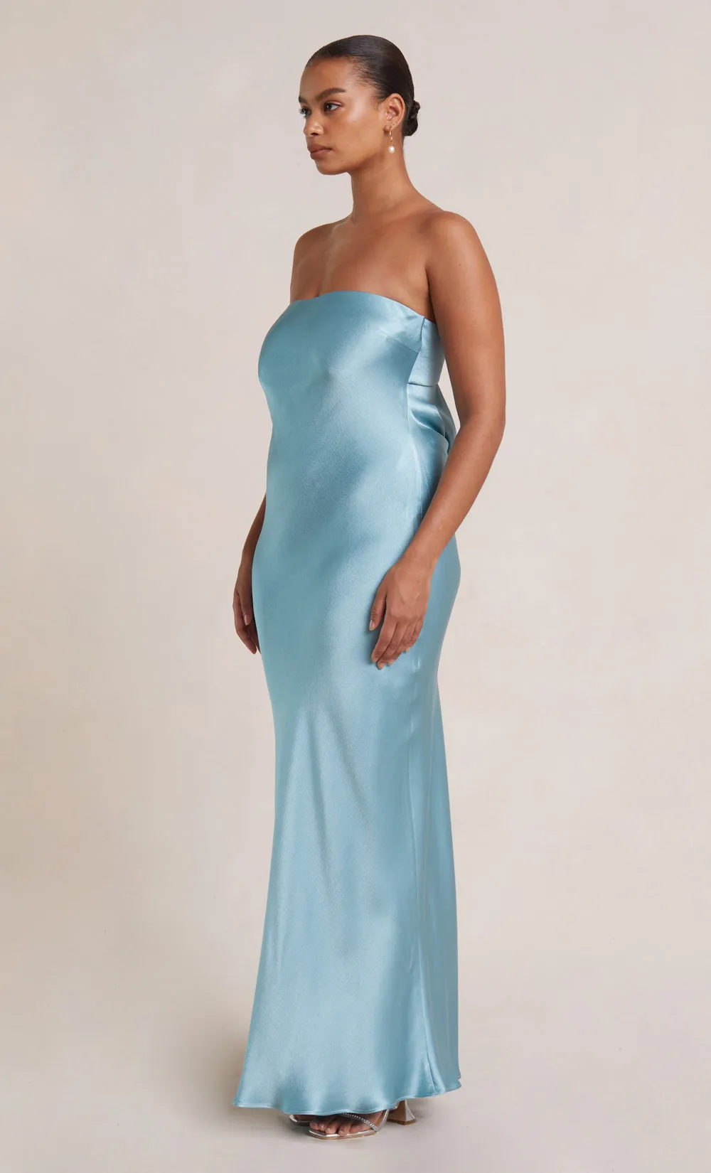 BEC   BRIDGE Moondance Strapless Dress (Sea Spray)