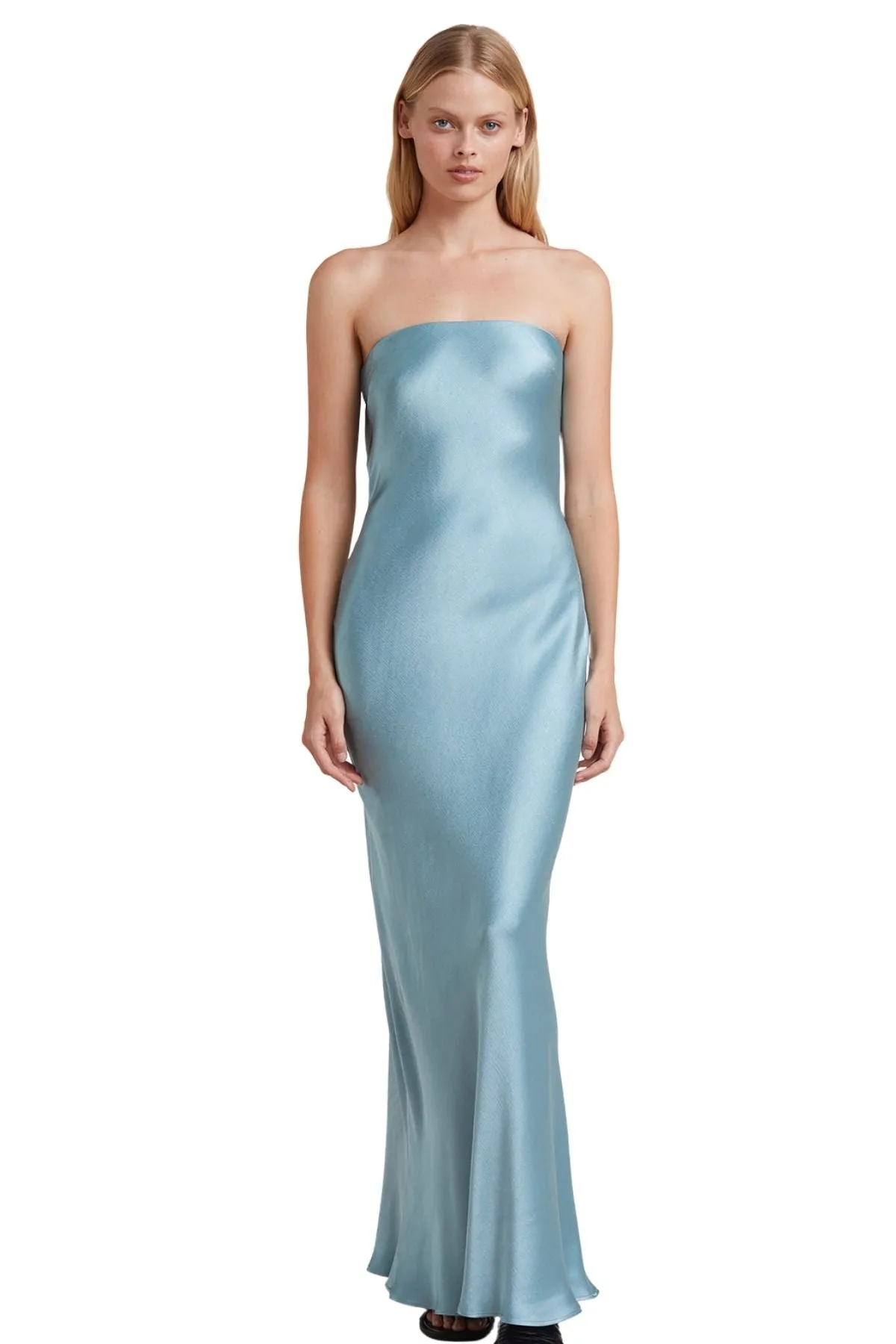 BEC   BRIDGE Moondance Strapless Dress (Sea Spray)