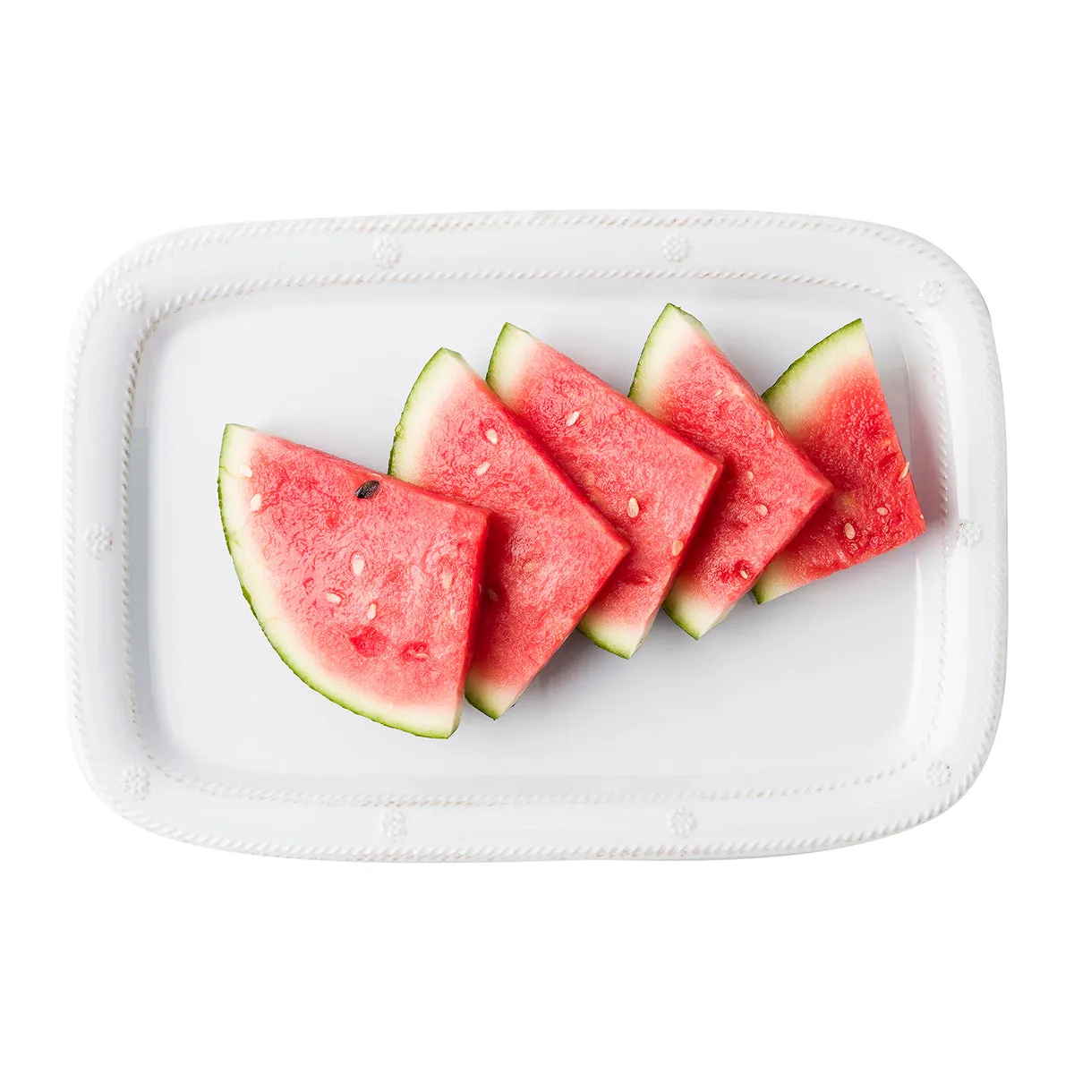 Berry & Thread Melamine 16" Tray - Whitewash