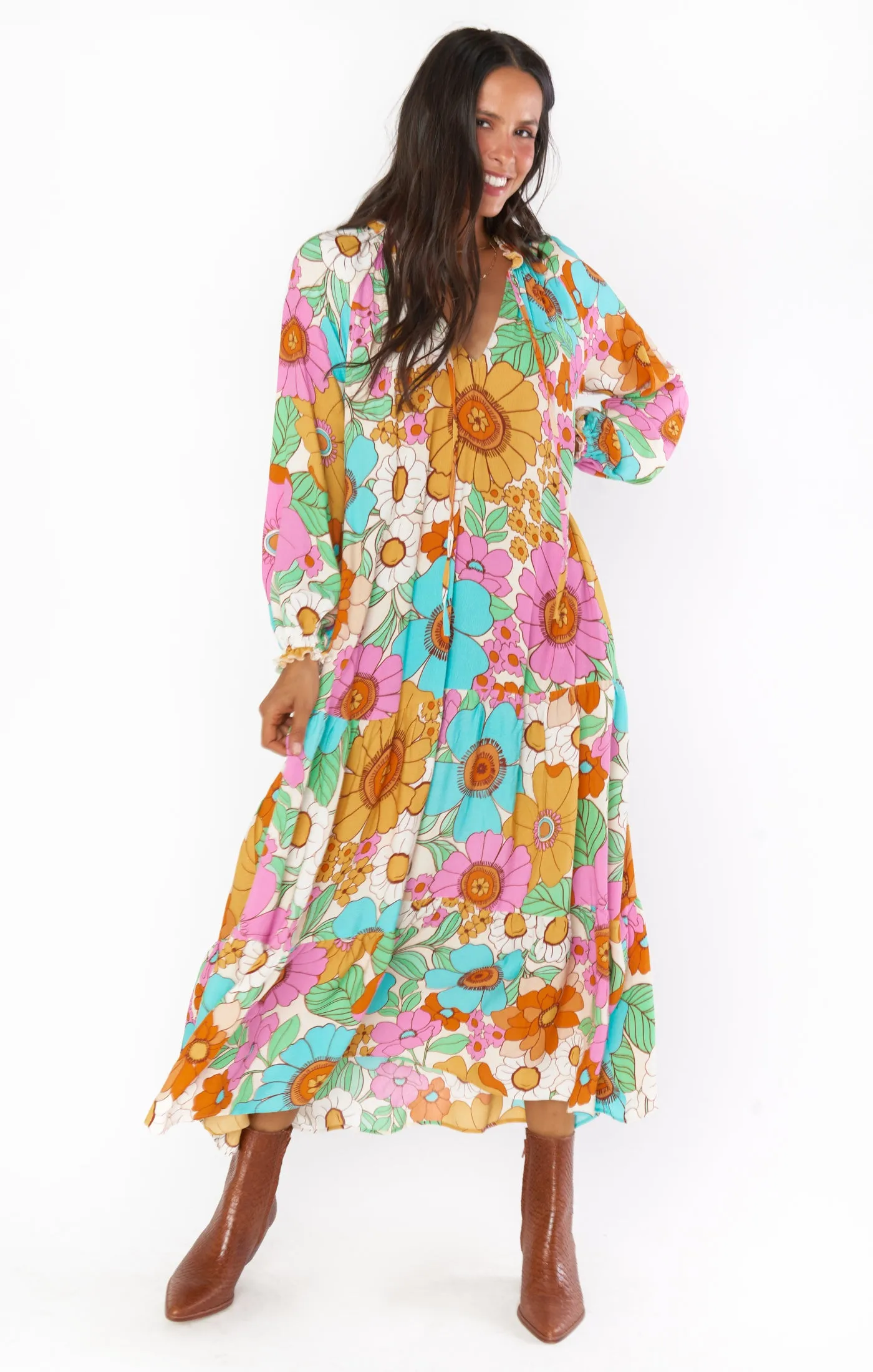 Birdie Maxi Dress ~ Flower Market