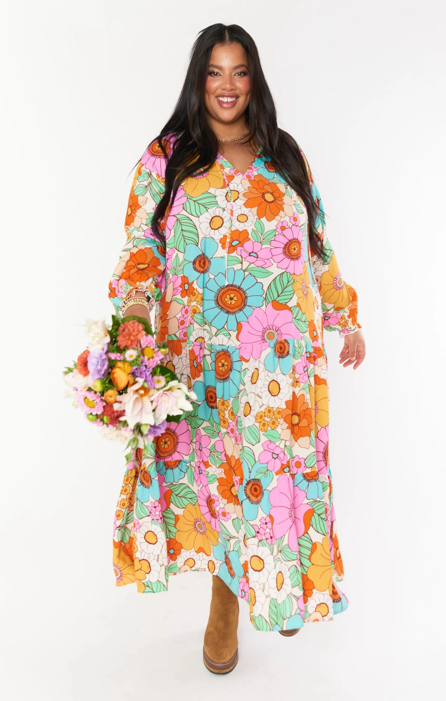 Birdie Maxi Dress ~ Flower Market