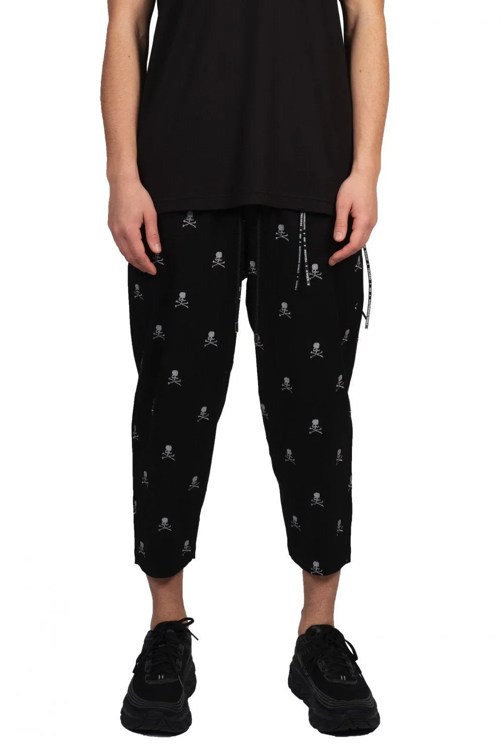 Black Skull Beach Pants