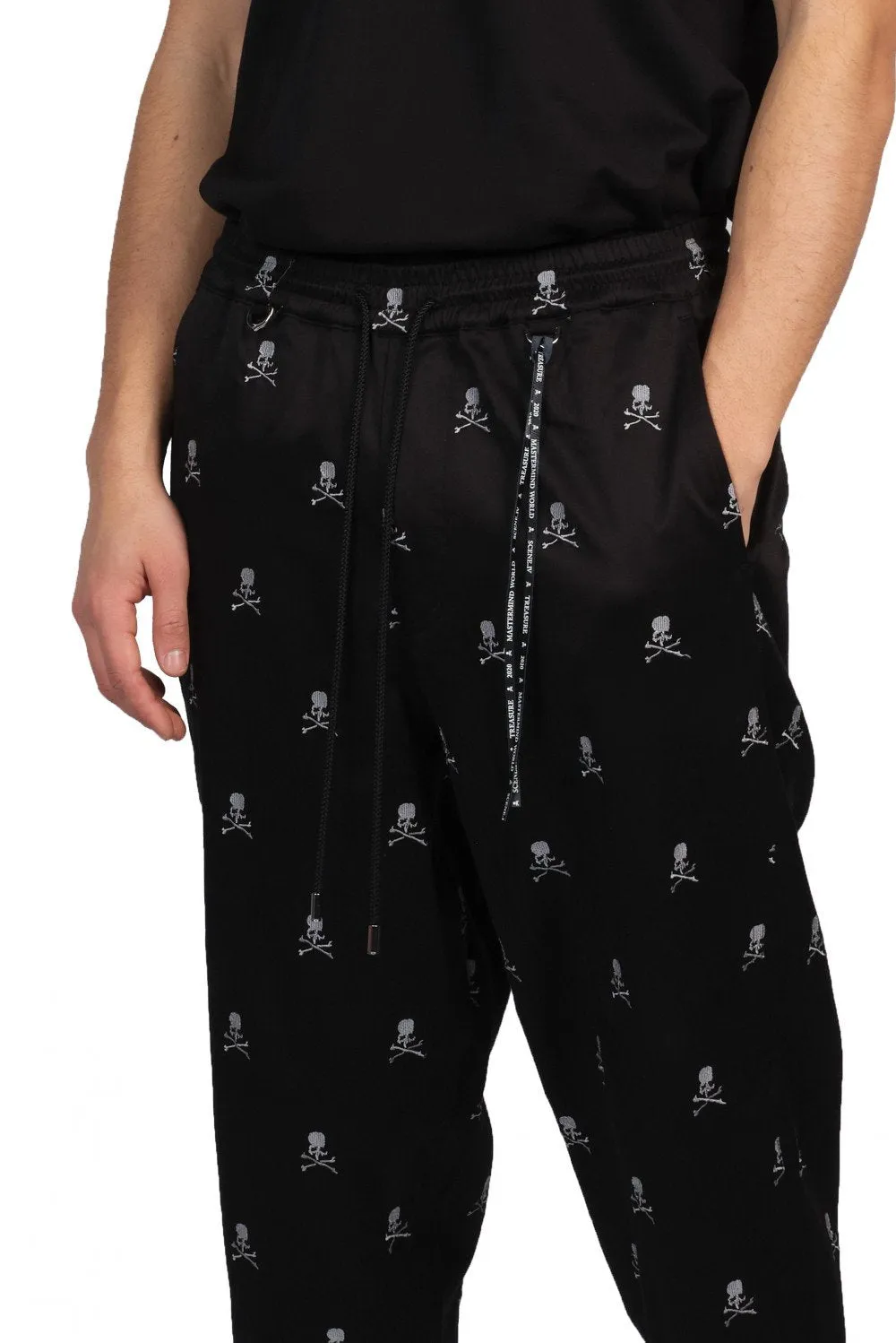 Black Skull Beach Pants