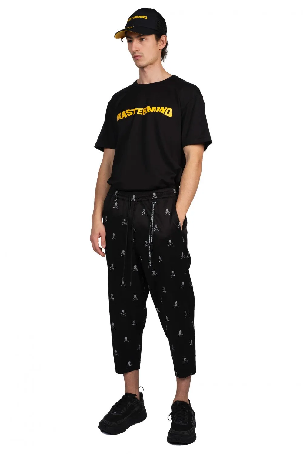 Black Skull Beach Pants