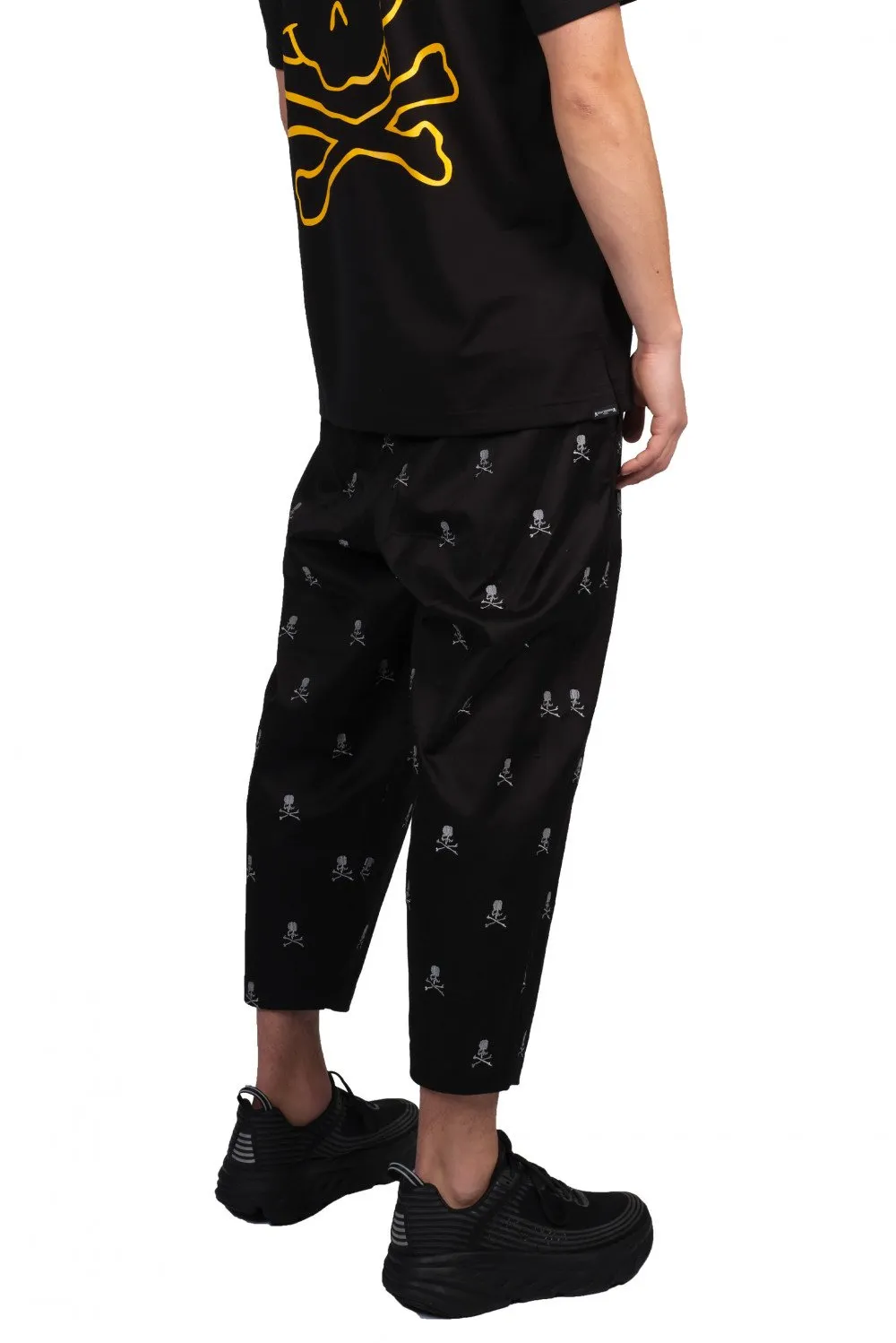 Black Skull Beach Pants