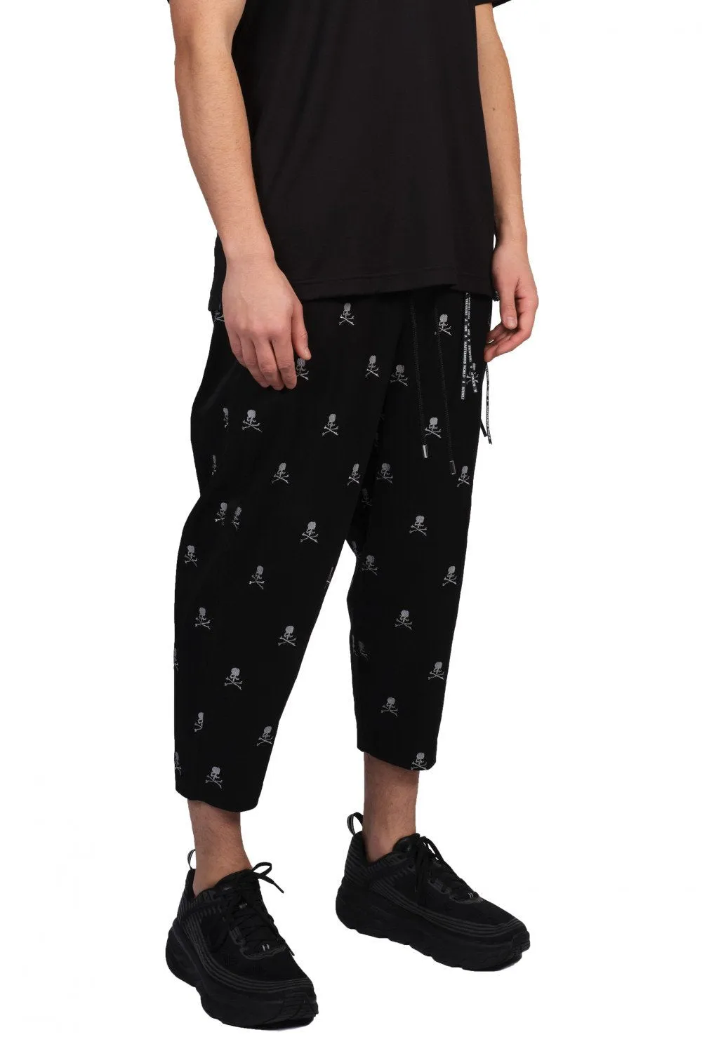 Black Skull Beach Pants