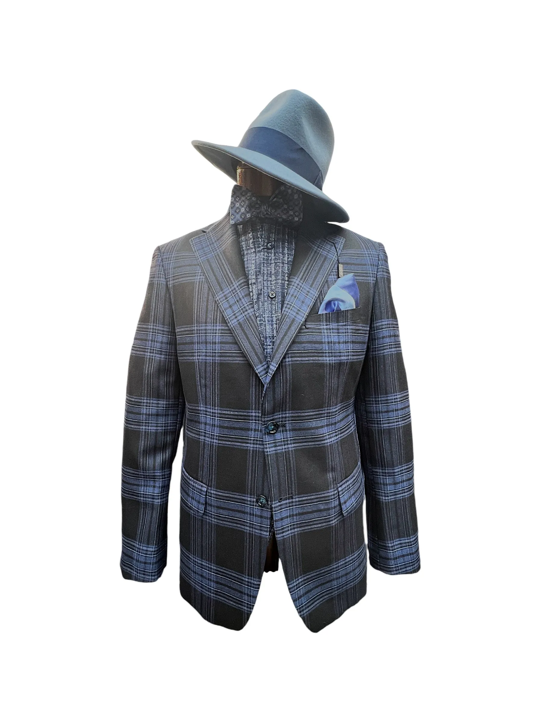 Blue Check Sport Coat