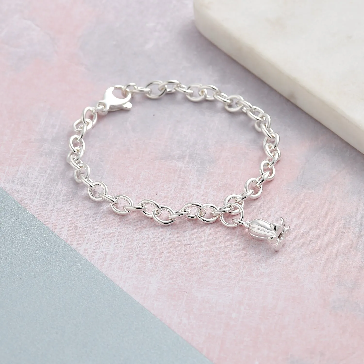 Bluebell Silver Charm Bracelet