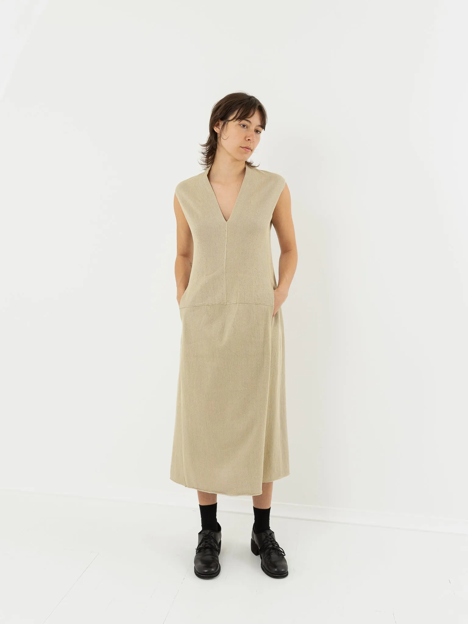 Boboutic Sleeveless Dress, Sulfur