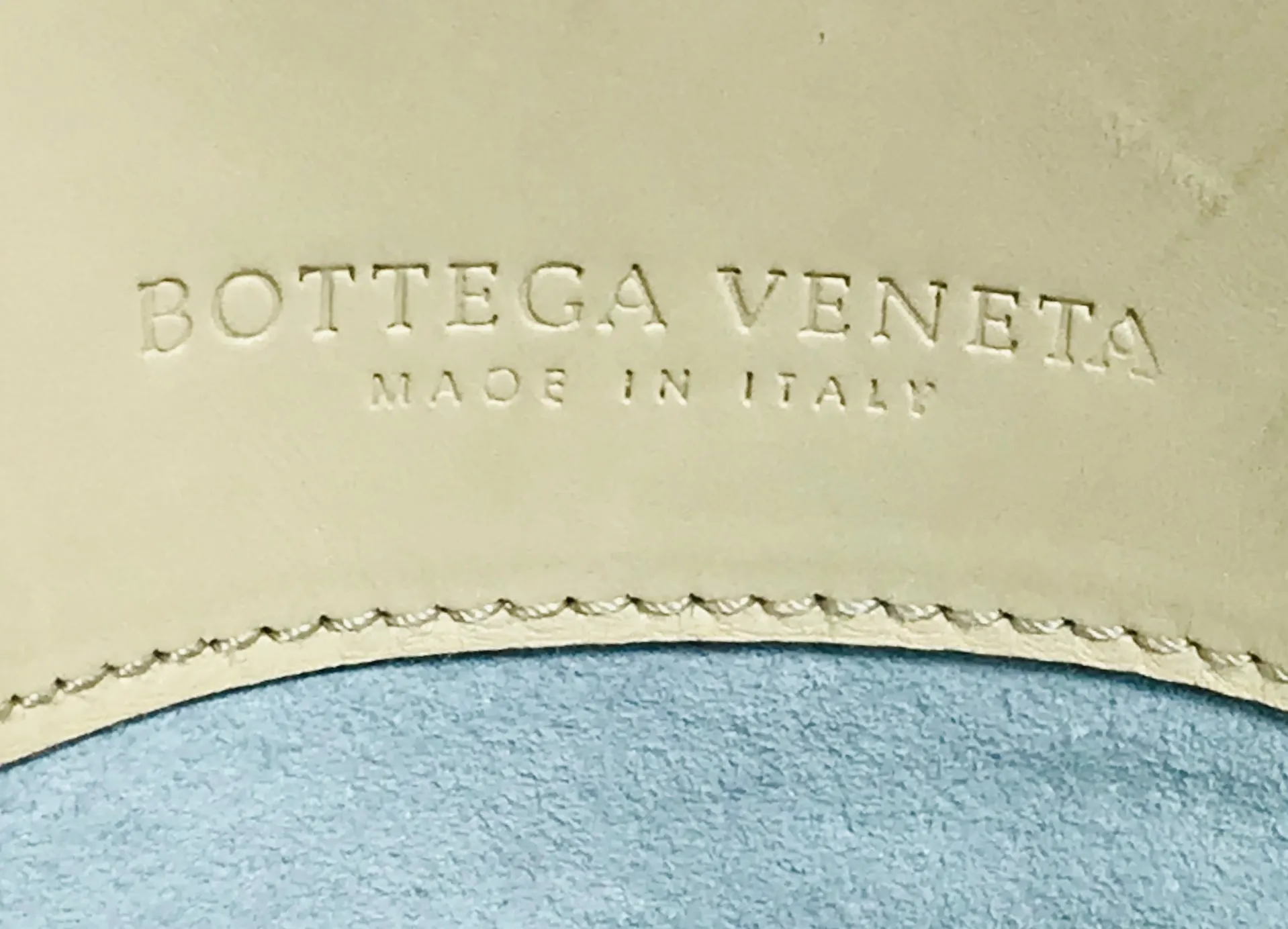 Bottega Veneta Leather Embroidered Trim Tote