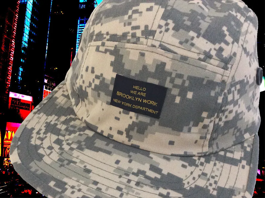 Brooklyn Work T29 5-Panel Camp Cap Digital Camo