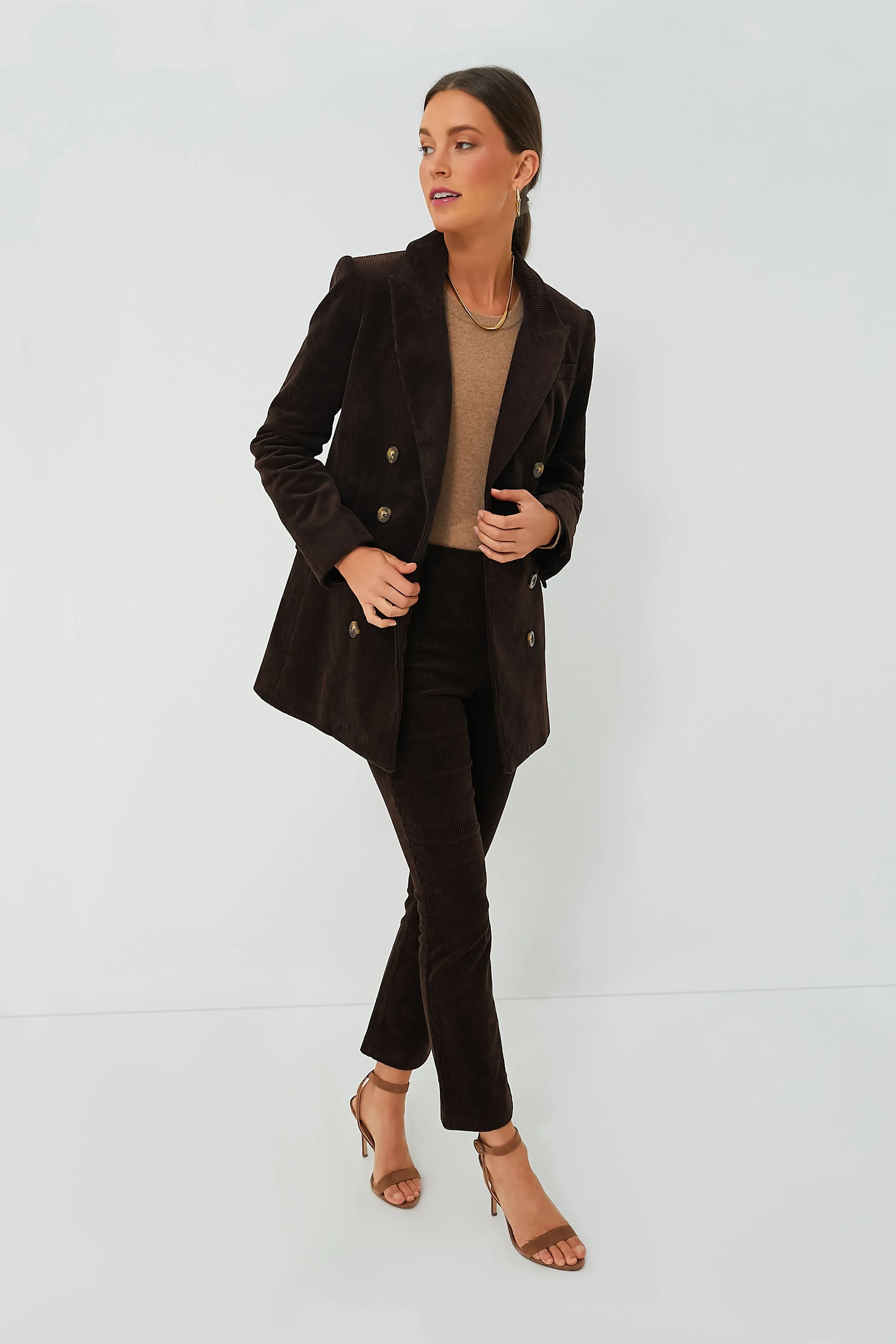 Brown Corduroy Alexander Blazer