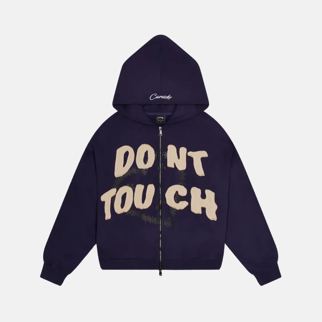 Carsicko Dont Touch Hoodie - Navy