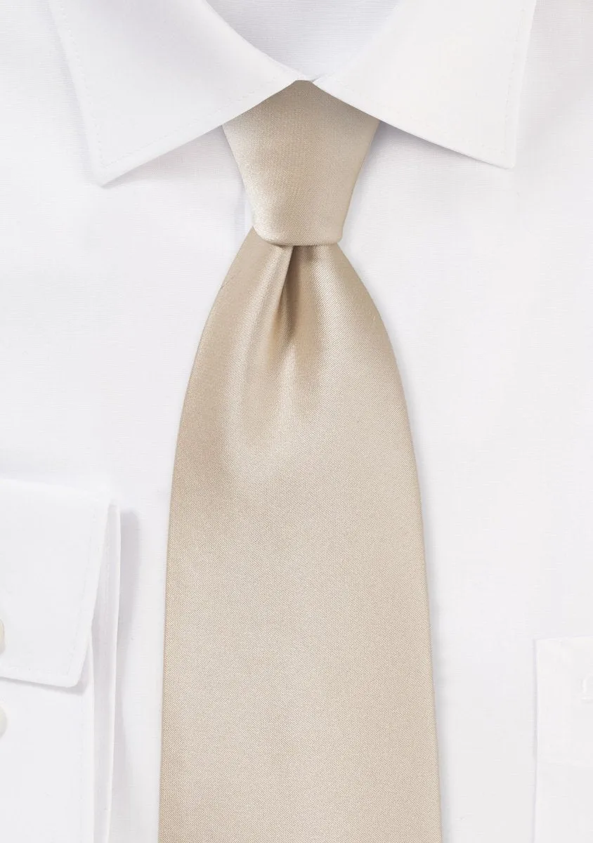 Champagne Solid Necktie