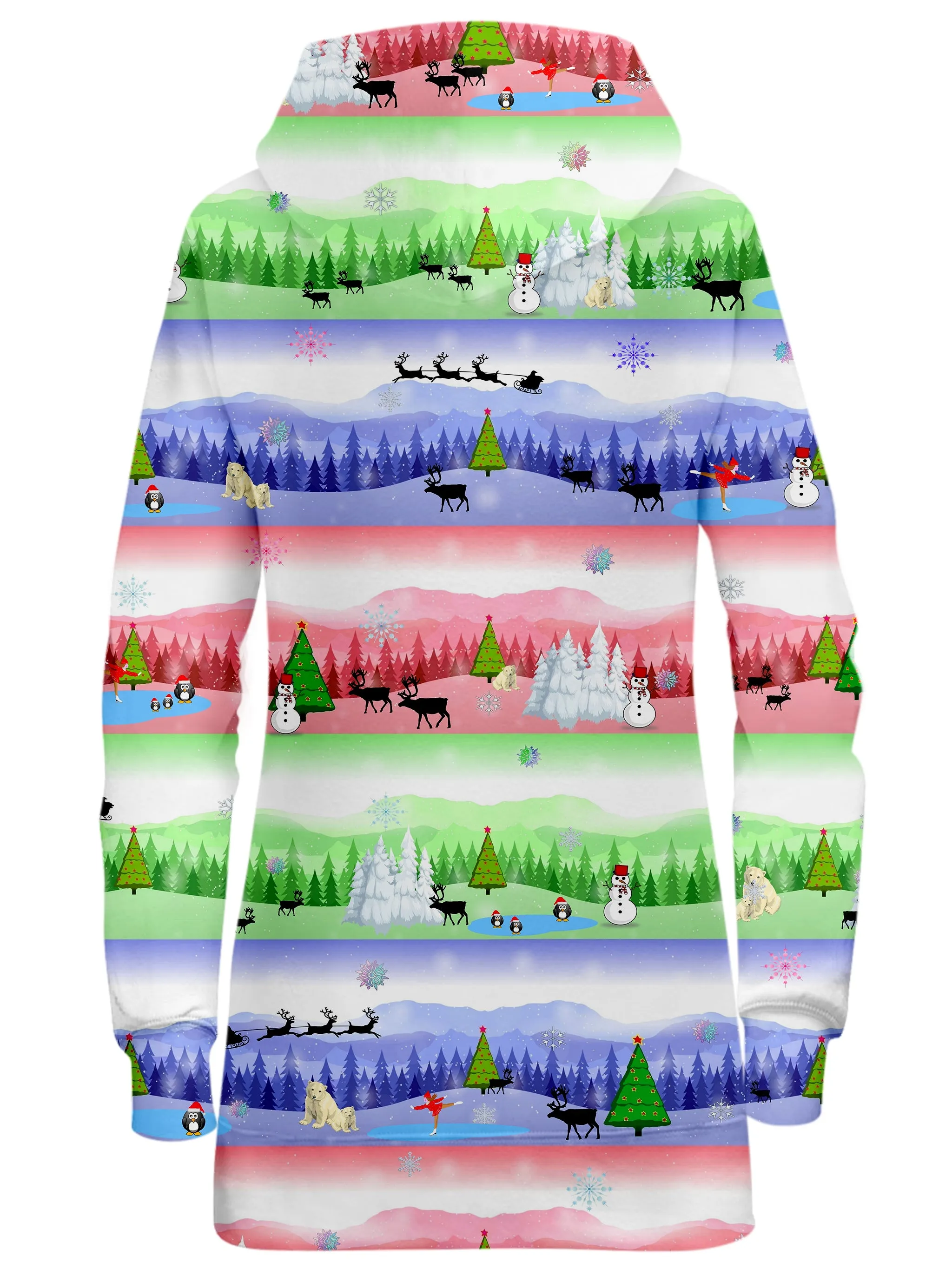 Christmas Wonderland Hoodie Dress