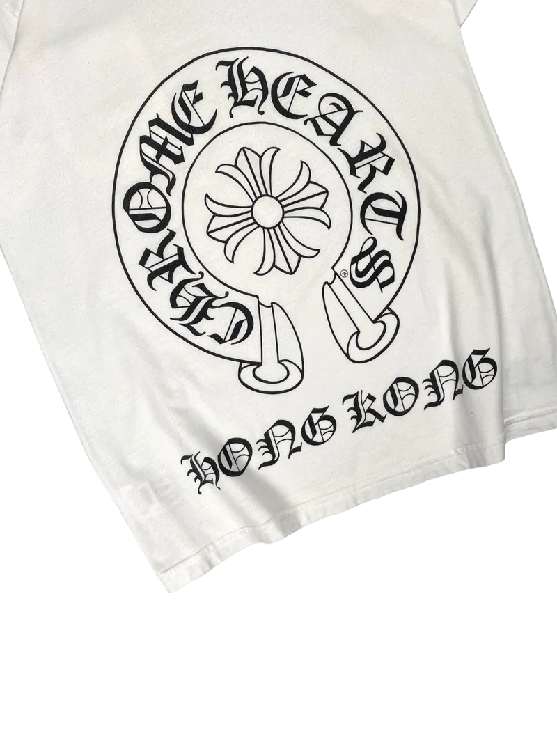 Chrome Hearts White Hong Kong Store Tee Vintage