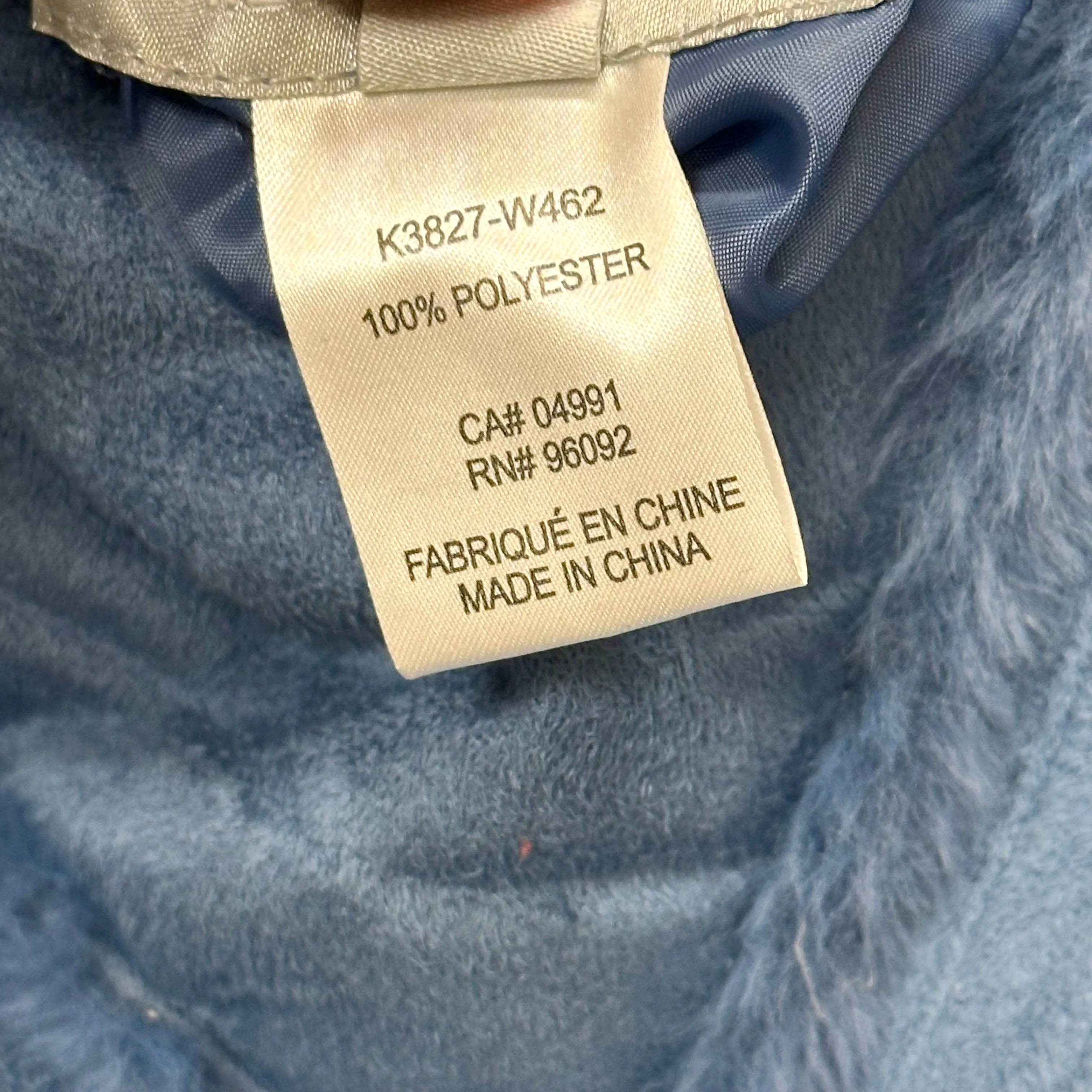 Coat Faux Fur & Sherpa By Hilary Radley In Blue, Size: M