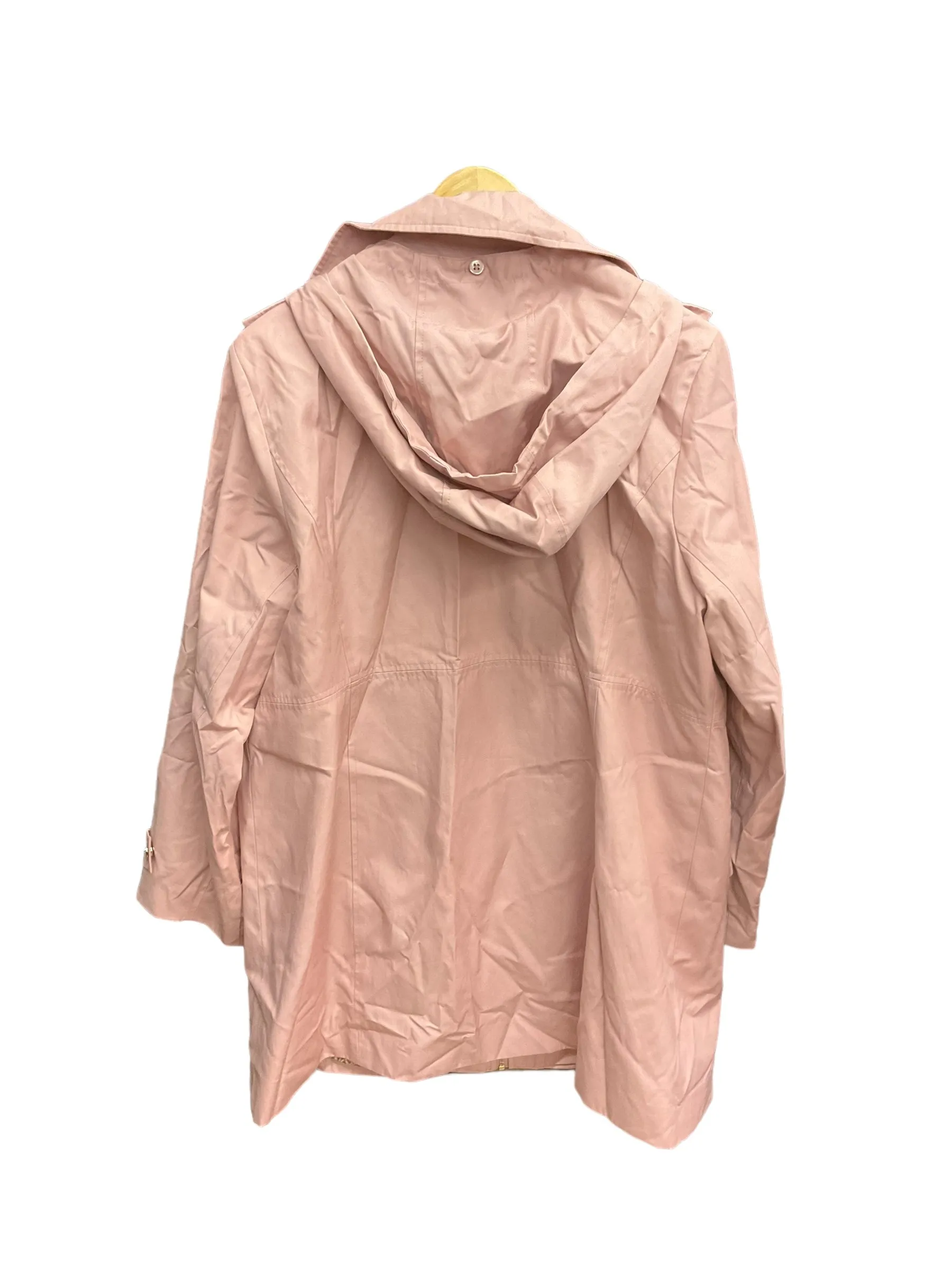 Coat Trench Coat By Michael By Michael Kors In Pink, Size: Xl