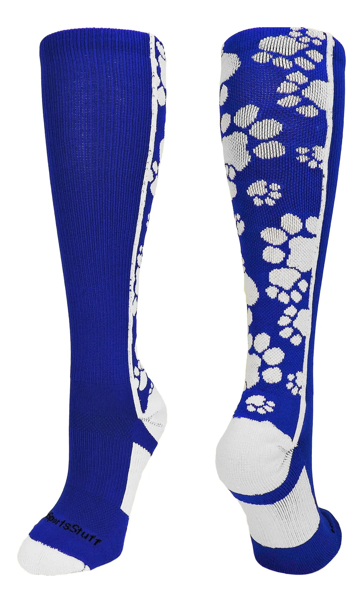 Crazy Socks with Paws Over the Calf (multiple colors)