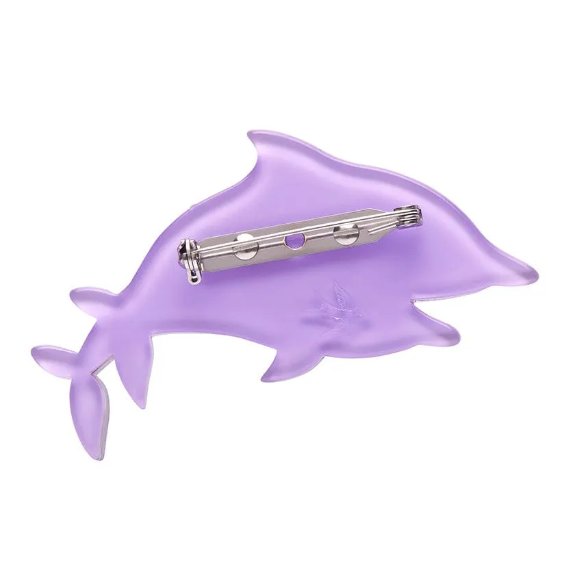 Dancing Dolphins Brooch