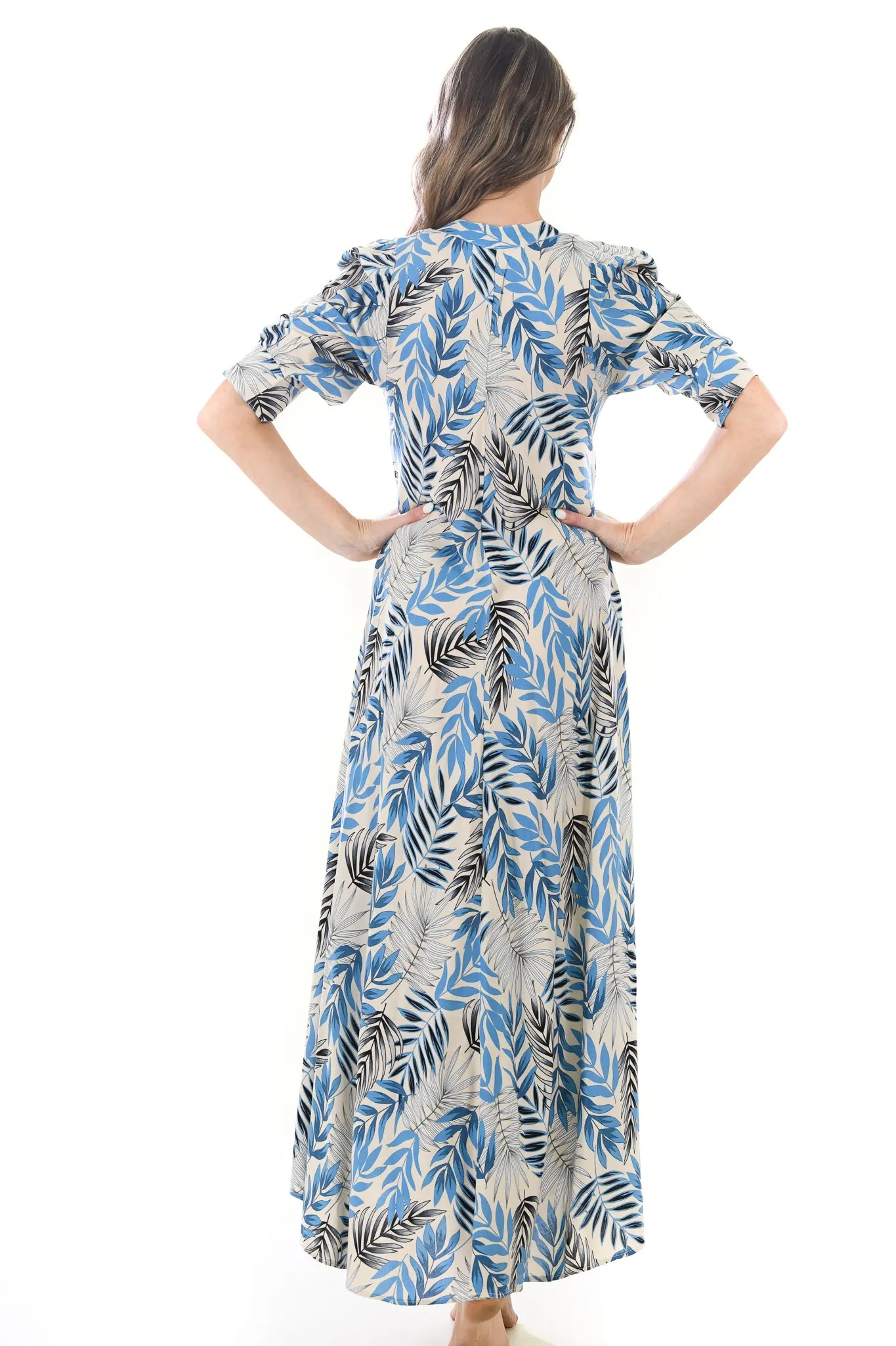 Daphne Dress / Blue Fern