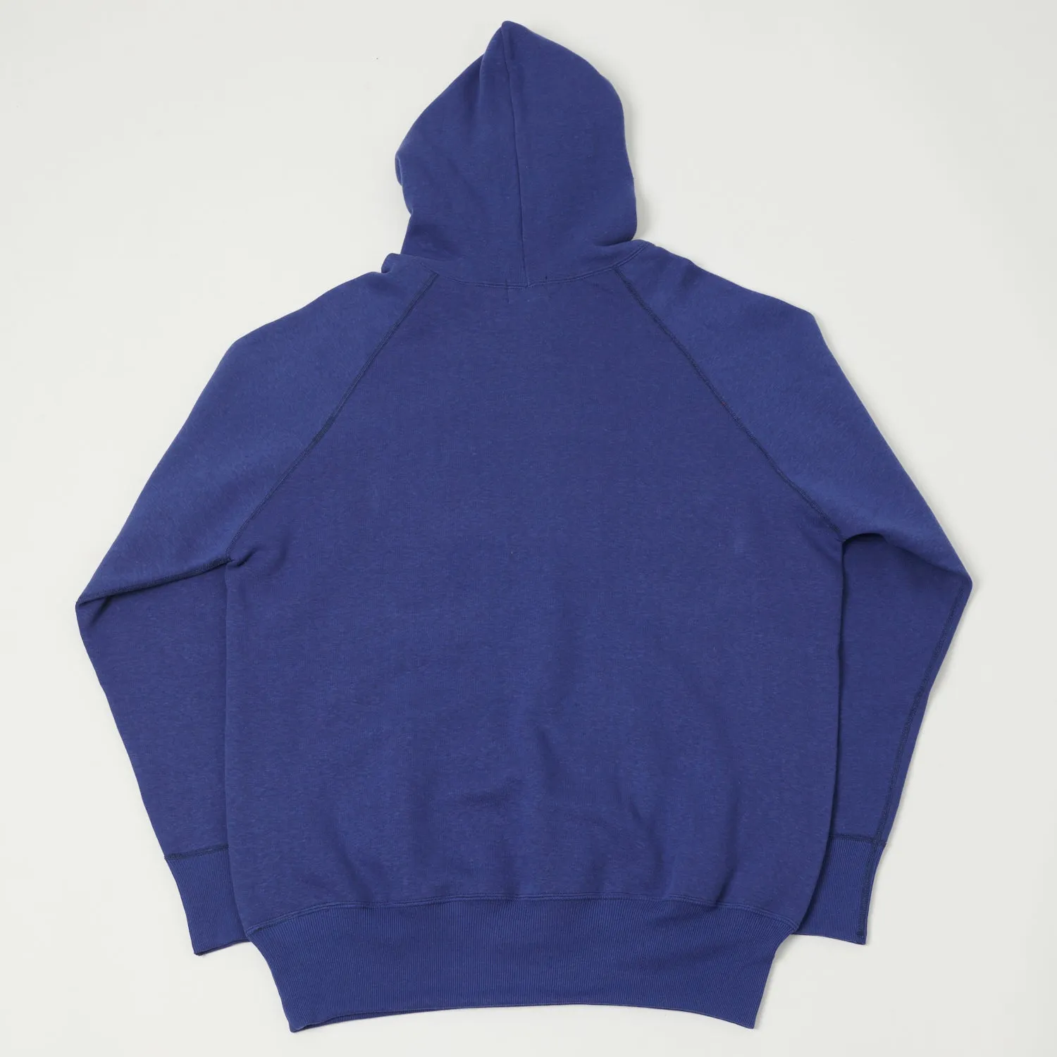 Denime Lot. 262 4-Needle Hooded Sweatshirt - Blue