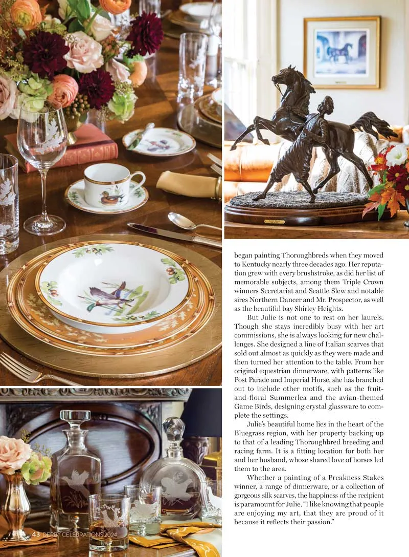 Derby Celebrations - Kentucky Derby's 150 Anniversary, Blue-Ribbon Recipes, Décor Ideas, Southern Style For Race Day, Hats, Host Derby Tea, Explore Louisville, Horse Farm Tour, Table Settings & More!