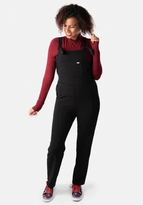 Diya Plain Black Dungaree