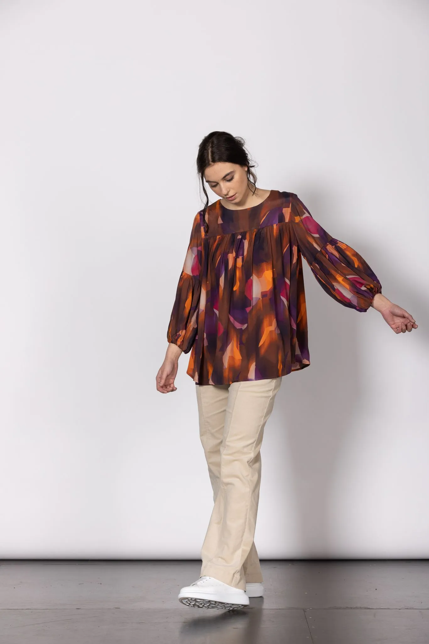 Doris Day Top - Parisian Fall