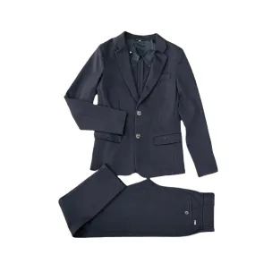 Emporio Armani Boys Navy Jersey Suit