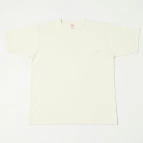 Freewheelers Short Sleeve Pocket Tee - Off White