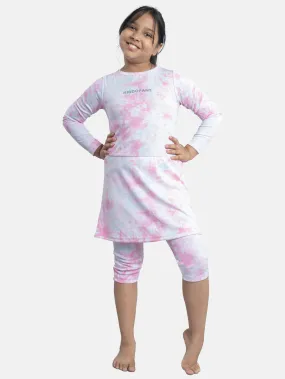 Girl One Piece Full Sleeve with Jammer Swim Dress