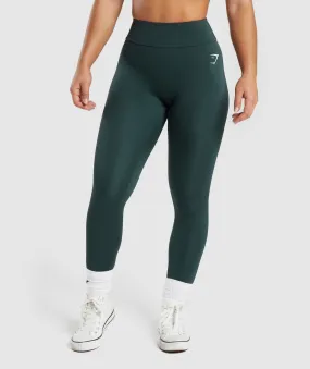 GS Power Regular Leggings - Darkest Teal