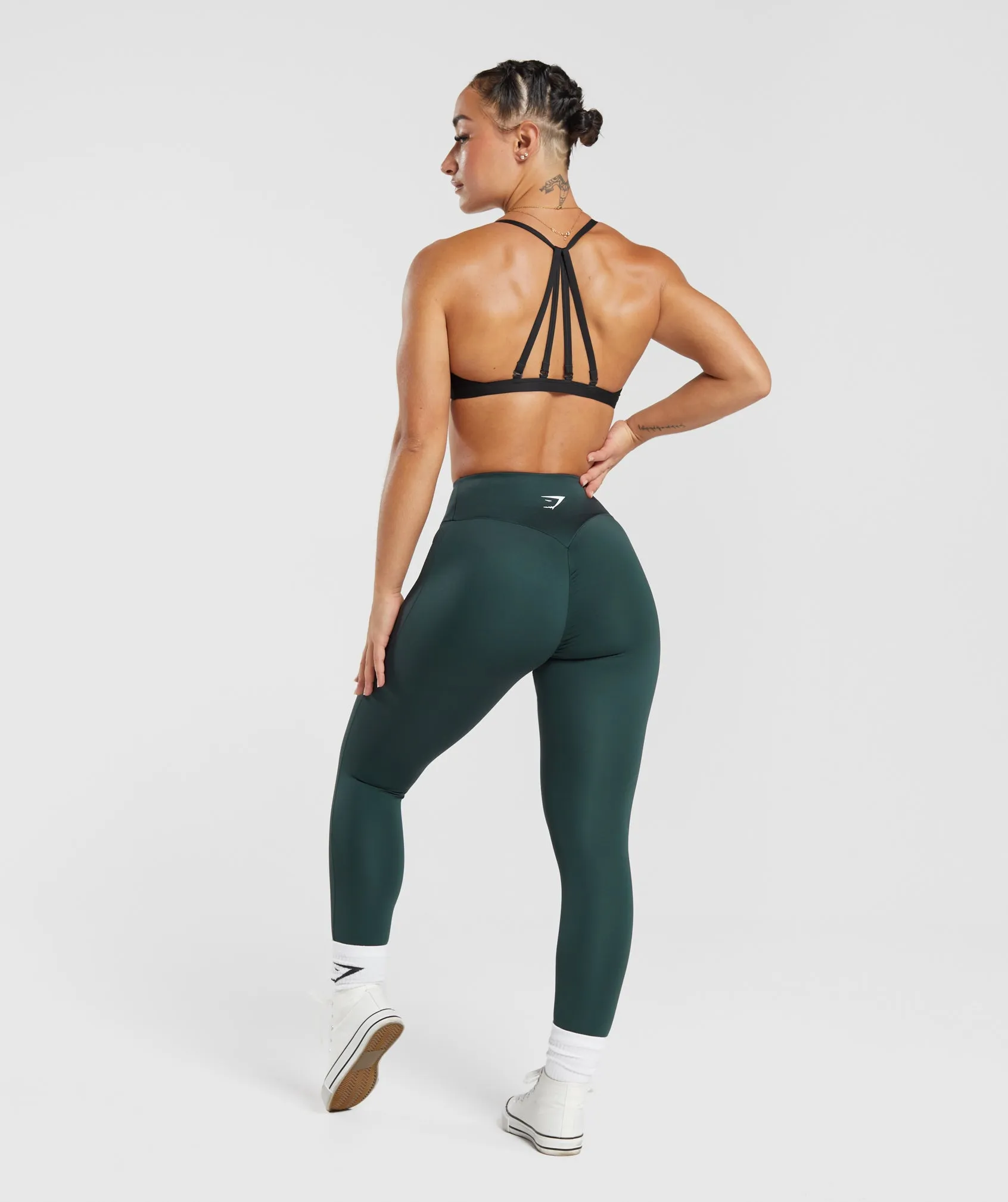 GS Power Regular Leggings - Darkest Teal