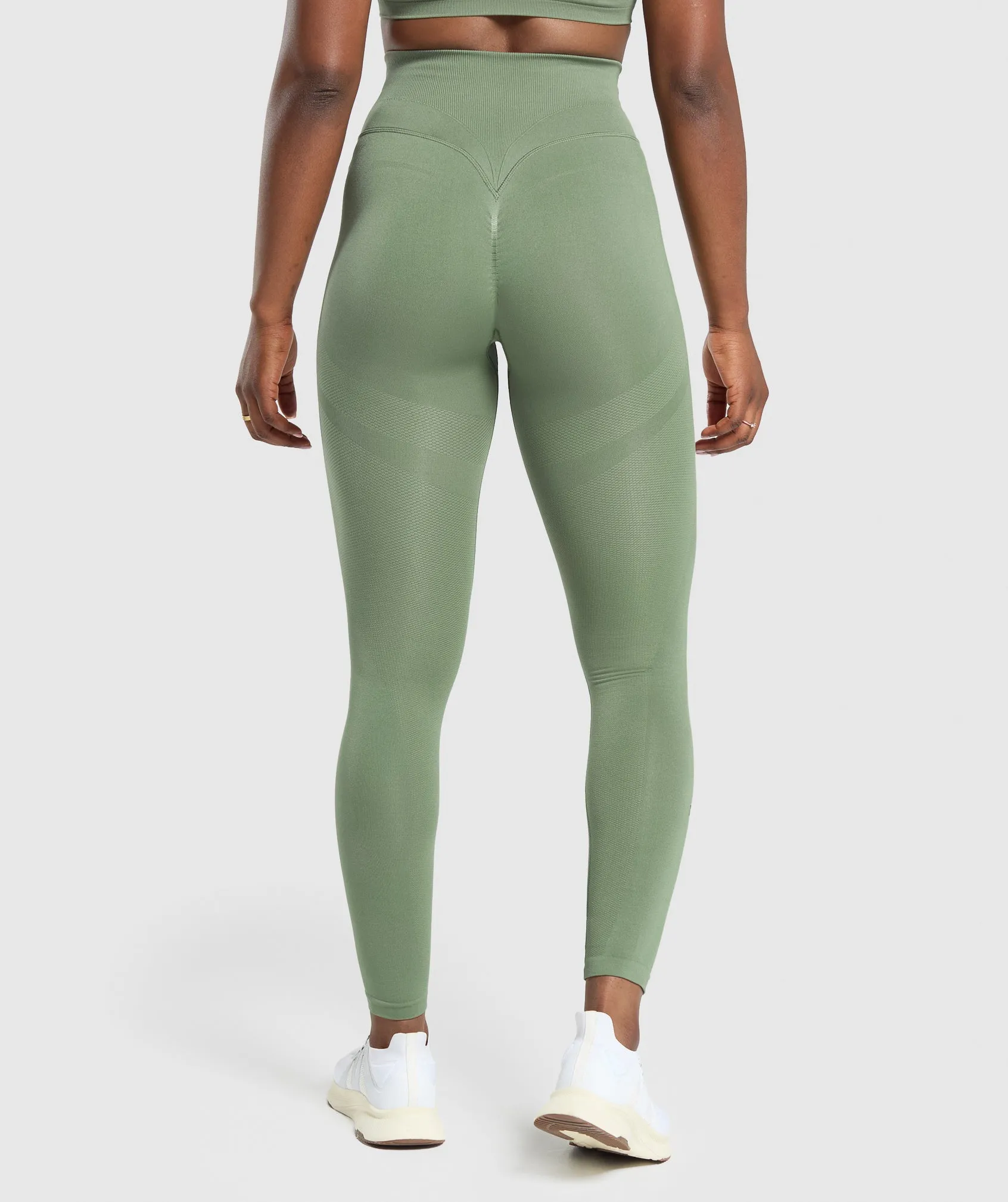 Gymshark Activate Seamless Leggings - Force Green