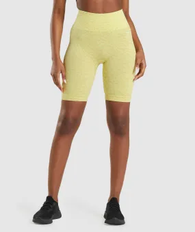 Gymshark Adapt Animal Seamless Cycling Shorts - Firefly Yellow