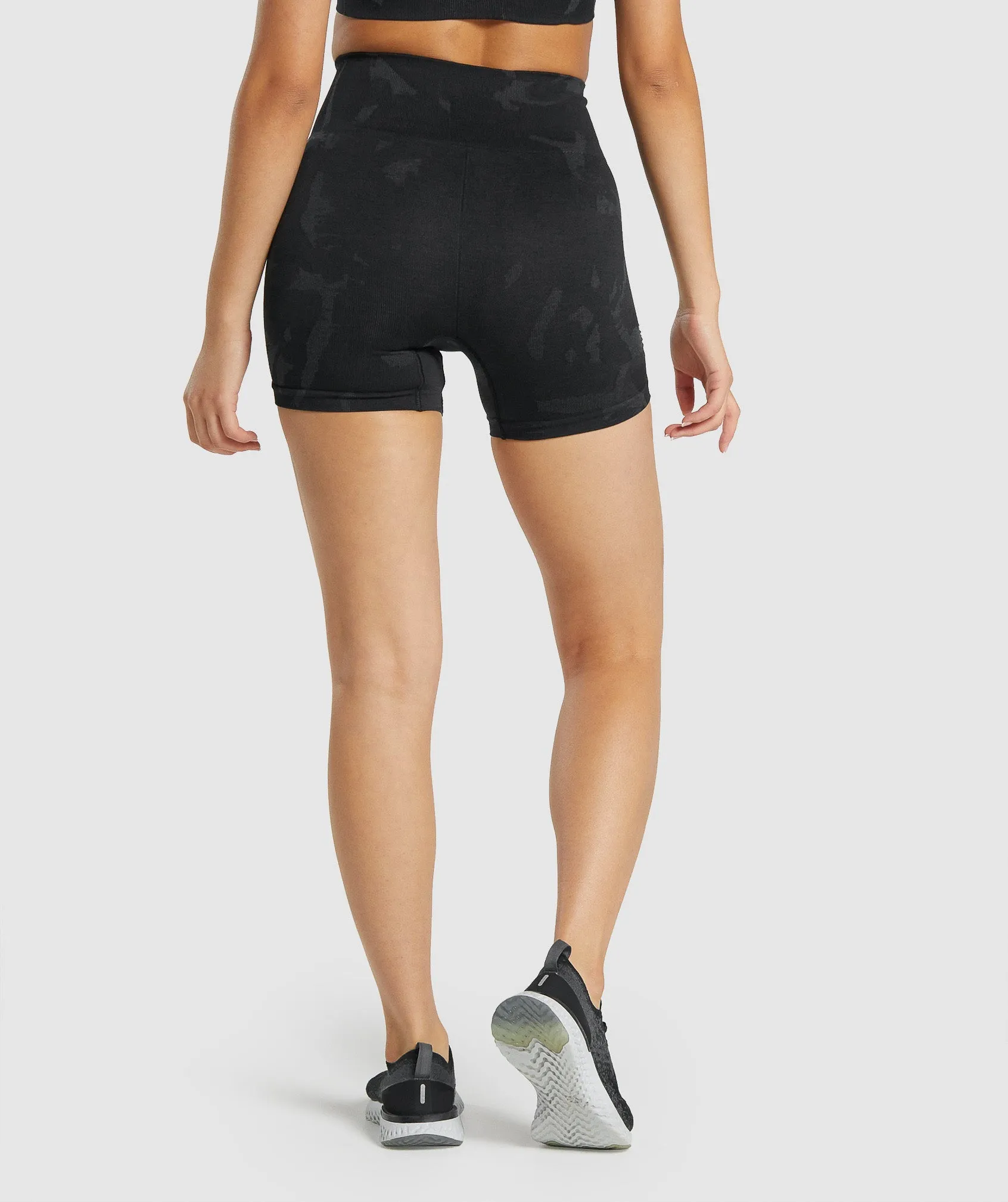 Gymshark Adapt Camo Seamless Shorts - Savanna | Black