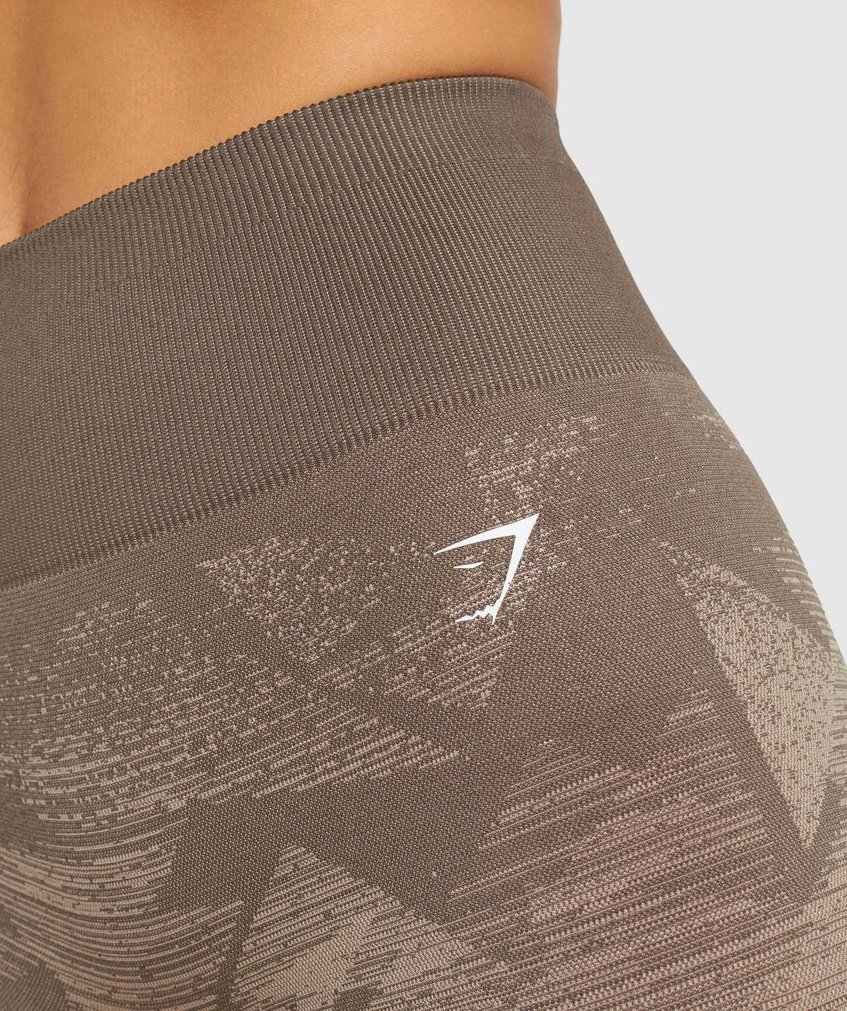 Gymshark Adapt Ombre Seamless Shorts - Triangle | Penny Brown Print