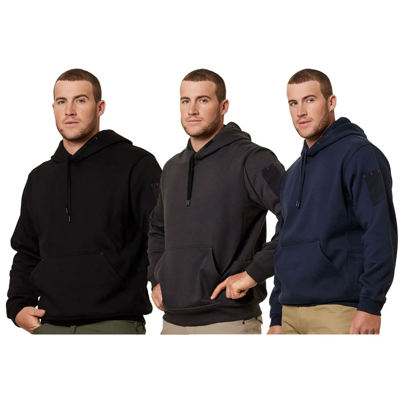 Hard Yakka Mens Brushed Fleece Hoodie