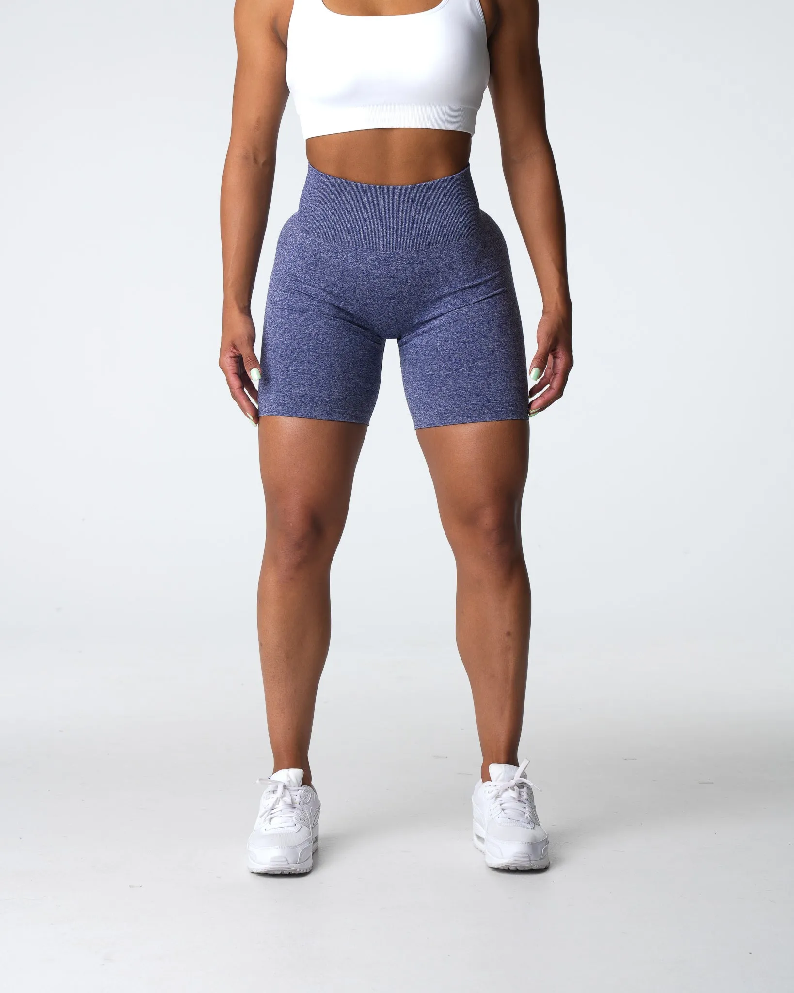 Indigo Scrunch Seamless Shorts