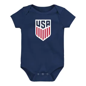 Infant Outerstuff USMNT Crest Logo Navy Creeper