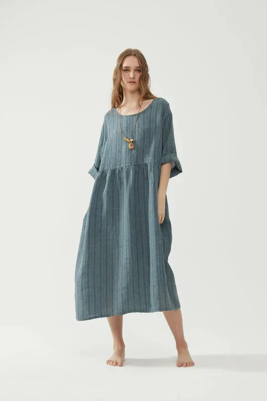 Kiitos - Reen Dress - Metal Stripe