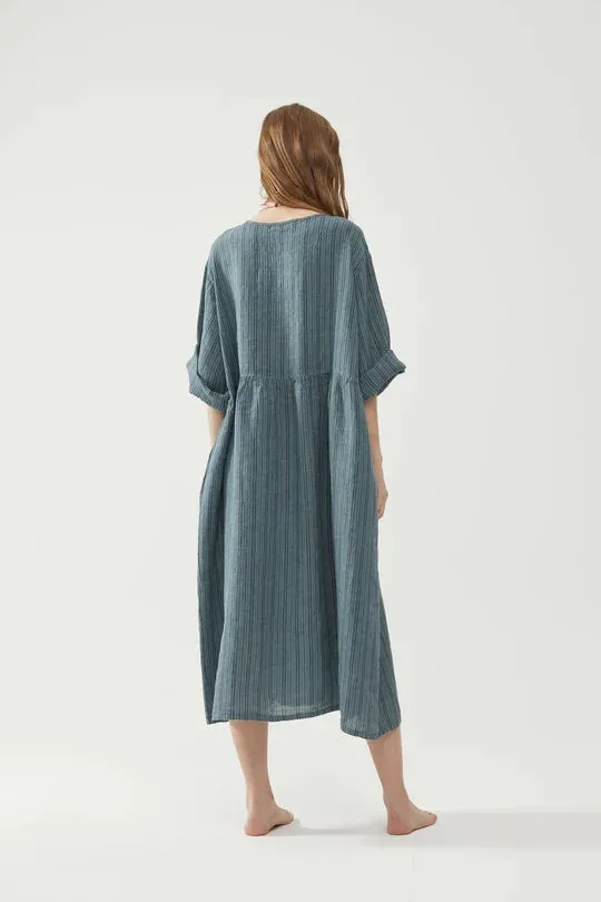 Kiitos - Reen Dress - Metal Stripe