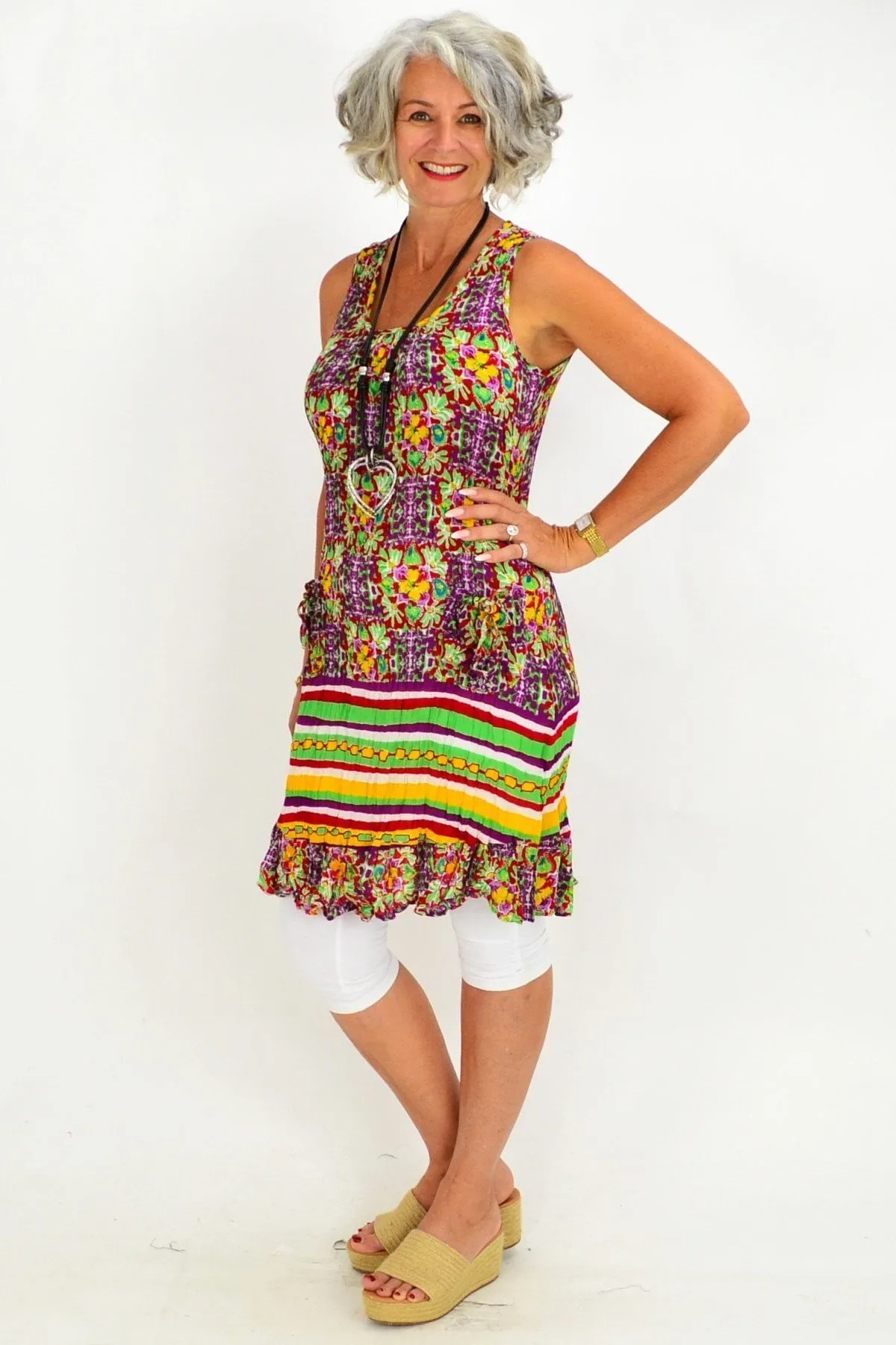 Less Monday Pocket Sleeveless Tunic