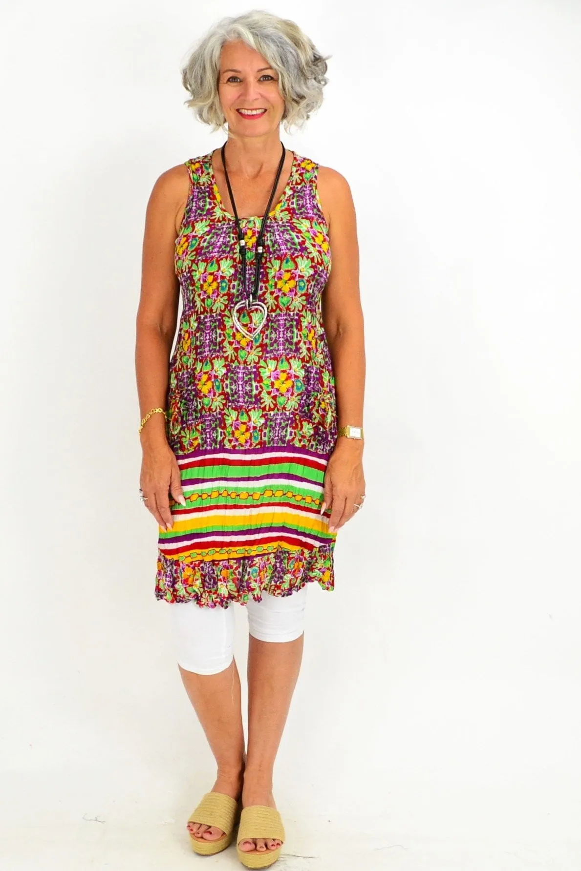 Less Monday Pocket Sleeveless Tunic