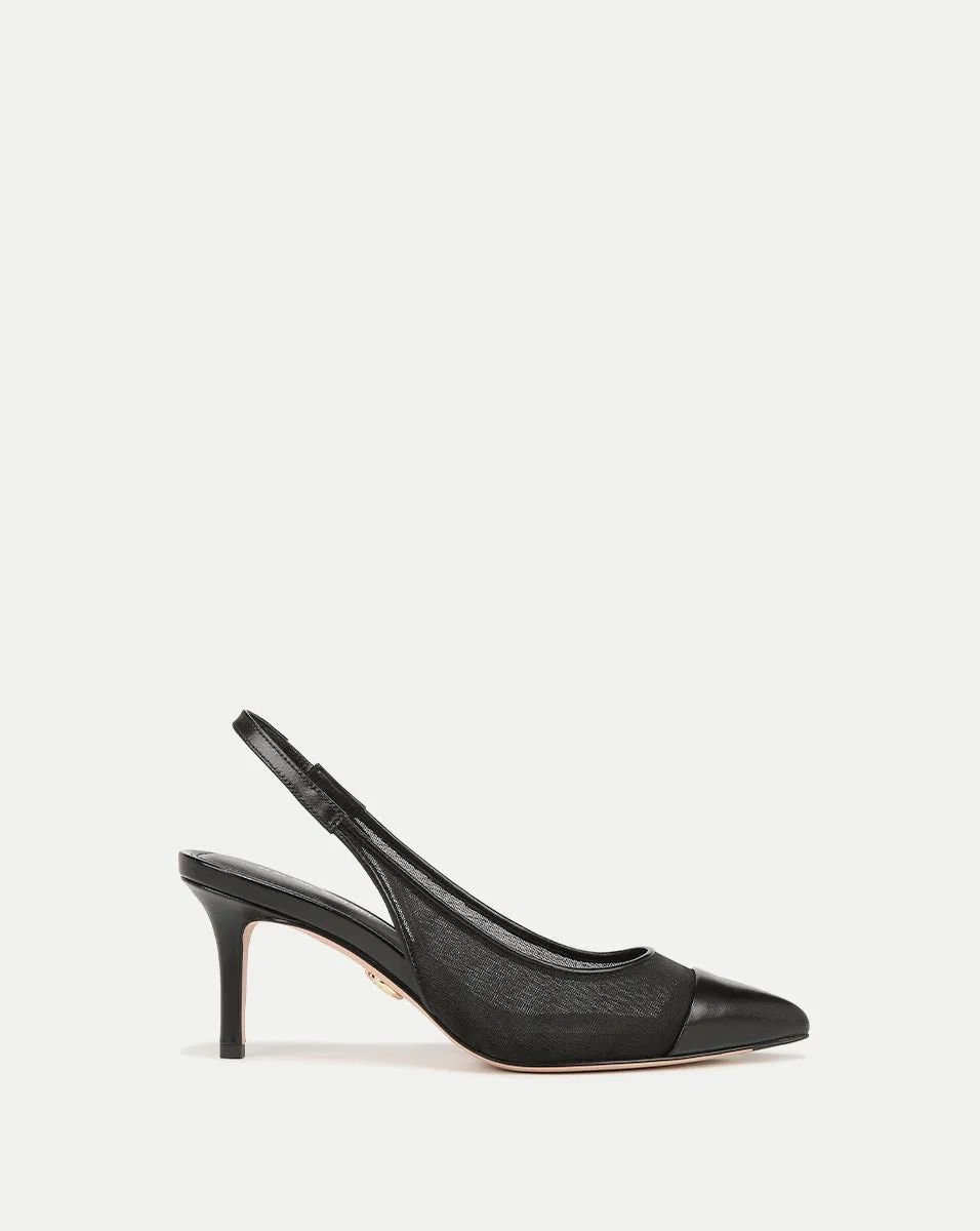 Liliana Mesh Slingback Pump